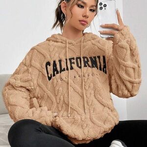 Sold Out! LARGE LOS ANGELOS CALIFORNIA TAN HOODIE